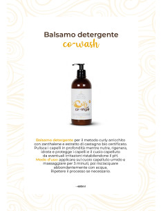 CURLY CO-WASH BALSAMO DETERGENTE 480ML NATURAL IMPULSE 2