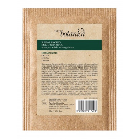 REBALANCING SOLID SHAMPOO 50gr TRICOBOTANICA