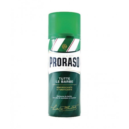 PRORASO SCHIUMA DA BARBA CON OLIO DI EUC. E MENTOLO 400 ml