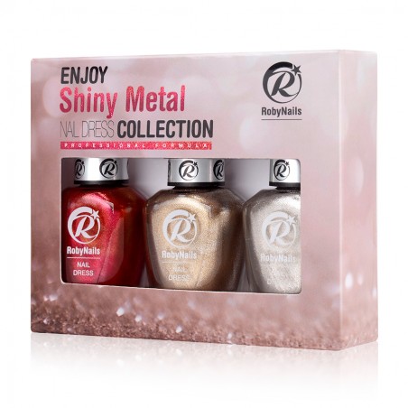 COFANETTO SMALTI SHINY METAL