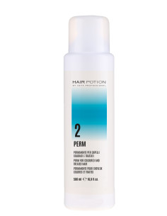 HAIR POTION PERM 2 -PERMANENTE CAP.COLOR. E TRATTATI 500ml