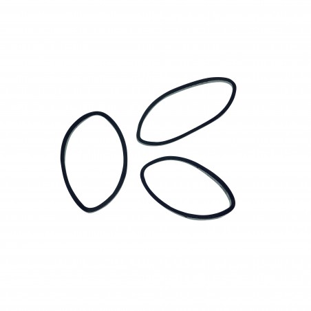 ELASTIC BANDS 500PCS BLACK 20MM