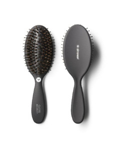 HHS SPAZZOLA GLOSS  BRUSH MIDI  BLACK