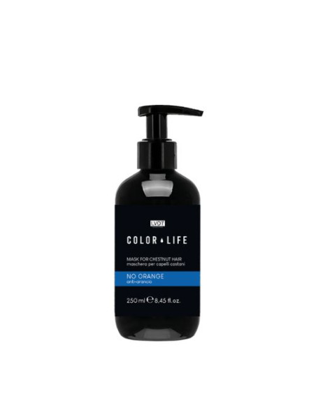 NO ORANGE MASK  PER CAPELLI CASTANI COLOR LIFE 250ML NO ORANGE MASK  PER CAPELLI CASTANI COLOR LIFE 250ML