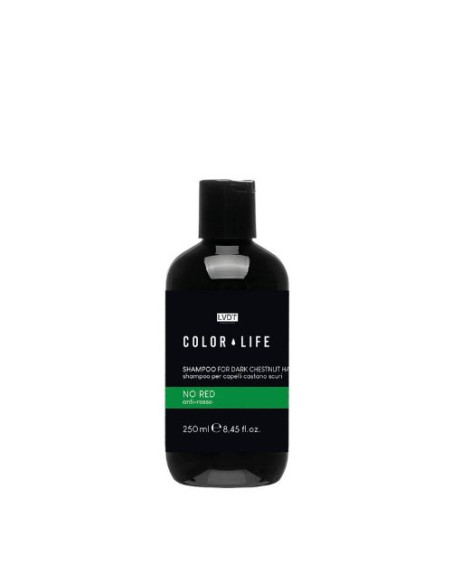 NO RED SHAMPOO  PER CAPELLI CASTAN0 SCURI COLOR LIFE 250ML