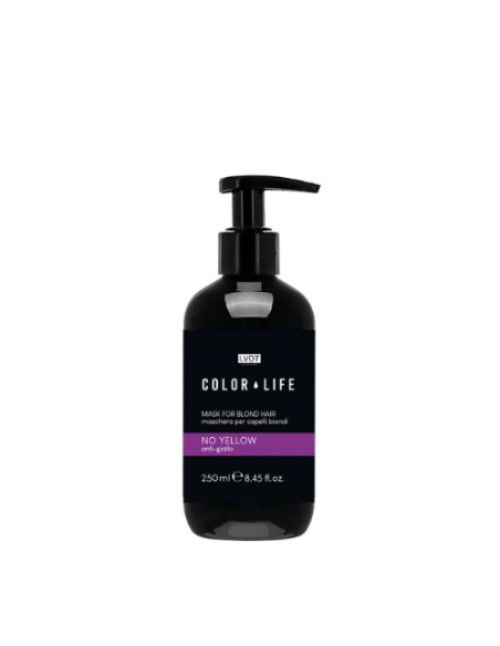 NO YELLOW  MASCHERA PER CAPELLI BIONDI COLOR LIFE 250ML NO YELLOW  MASCHERA PER CAPELLI BIONDI COLOR LIFE 250ML