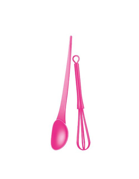 MIXER DOSATORE E FRUSTA FUCSIA MIXER DOSATORE E FRUSTA FUCSIA