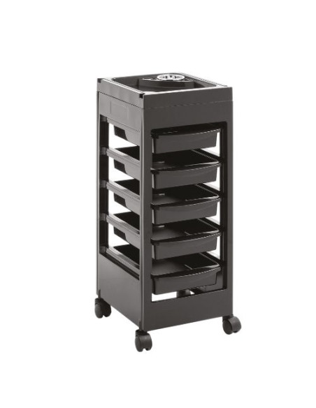 MILANO CARRELLO PORTA ATTREZZI NERO