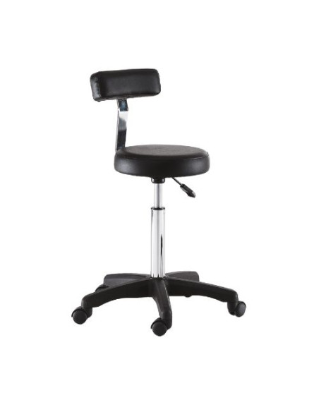 SMART BLACK SGABELLO CON SCHIENALE  ***CAT