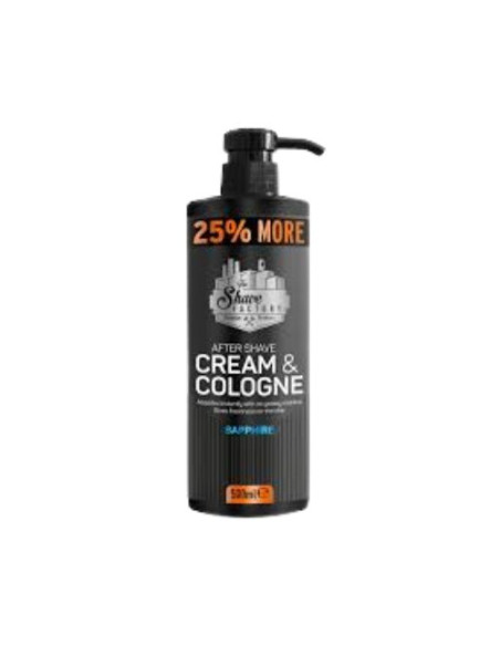 THE SHAVE FACTOR CREAM & COLOGNE 2IN1 500ML SAPPHIRE