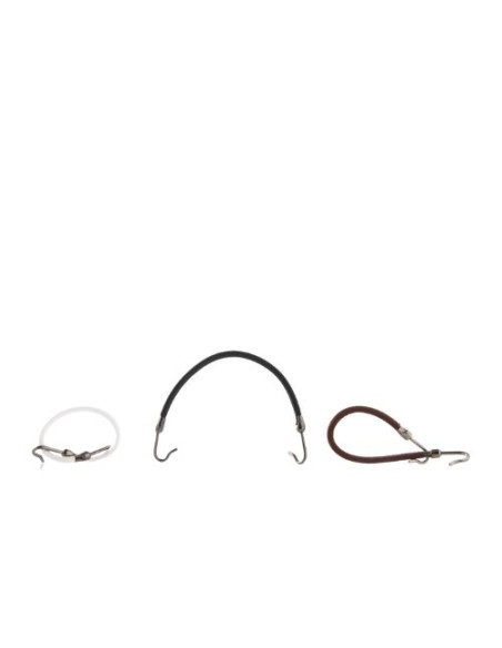 ELASTICI CON GANCIO MARRONE   CONF.12 PZ