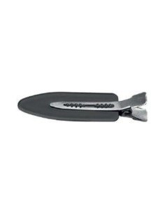 EUROSTILL FERMAGLI NERI CON GOMMA X 4PZ 6CM