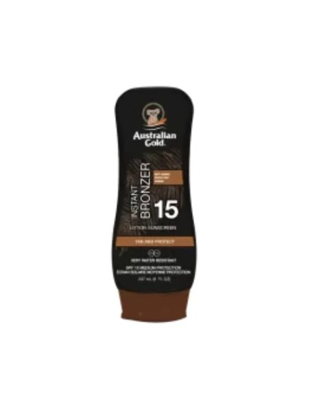 SPF 15 LOTION  CON BRONZER 237ml