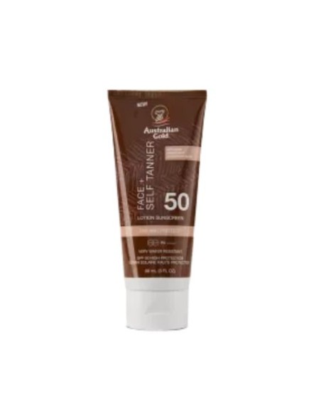 SPF 50 FACE+ SELF TANNER LOTION 88ml SPF 50 FACE+ SELF TANNER LOTION 88ml