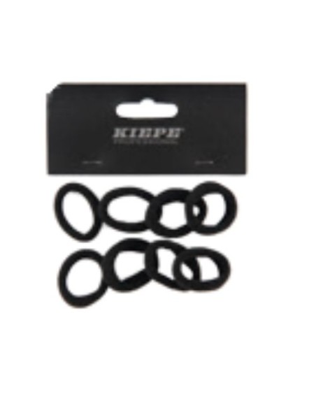 ELASTICI SOTTILI 8  PZ NERI  0,5CM