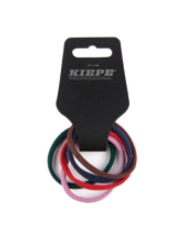 ELASTICI SOTTILI 5  PZ COLORATI  0,6CM