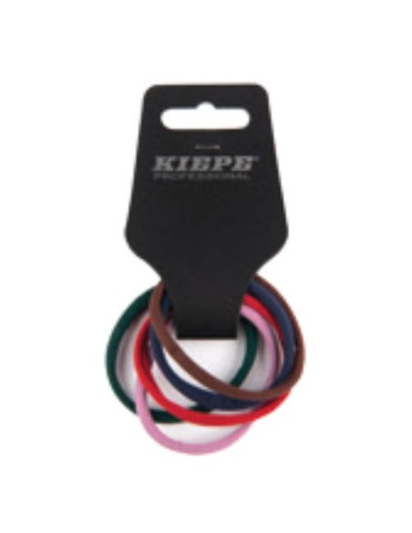 ELASTICI SOTTILI 5  PZ COLORATI  0,6CM