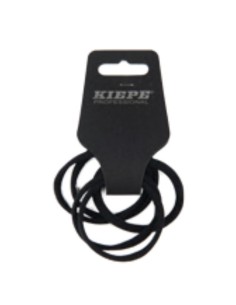 ELASTICI SOTTILI 5  PZ NERI 0,6CM