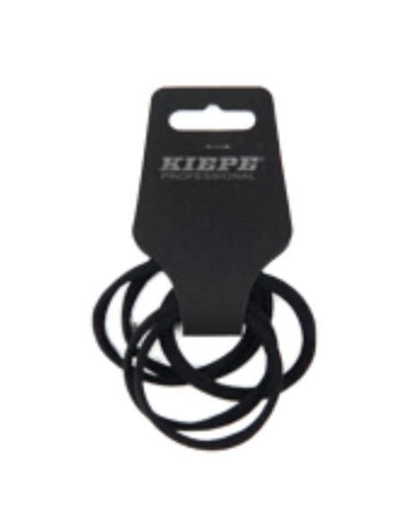 ELASTICI SOTTILI 5  PZ NERI 0,6CM