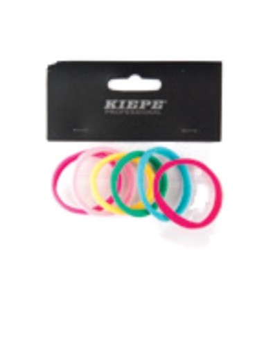 ELASTICI SOTTILI 6 PZ  COLORATI 0,5 CM