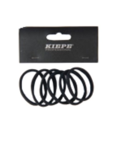 ELASTICI SOTTILI 6 PZ NERI 0,5CM