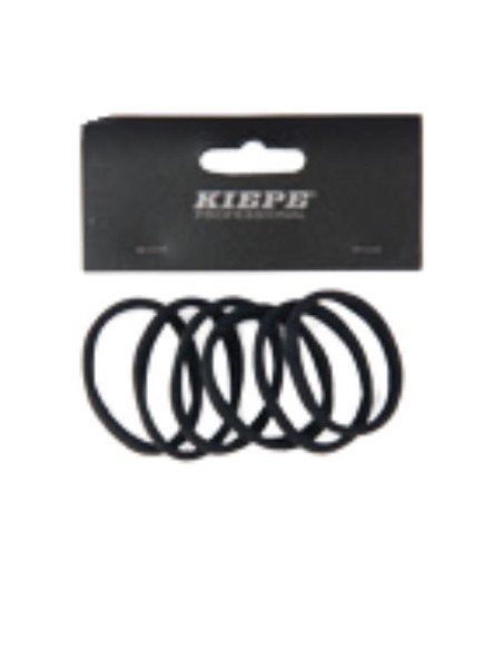 ELASTICI SOTTILI 6 PZ NERI 0,5CM