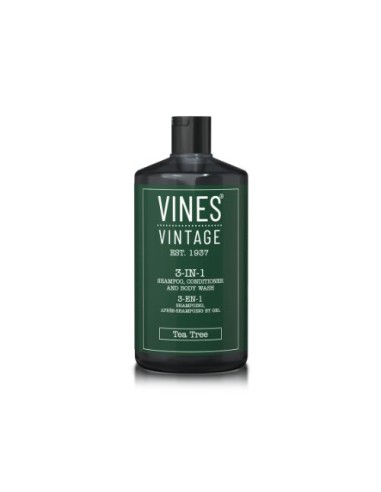 VINES VINTAGE NEW 3-IN-1 SHAMPOO, CONDITIONER & BODY WASH 500ML