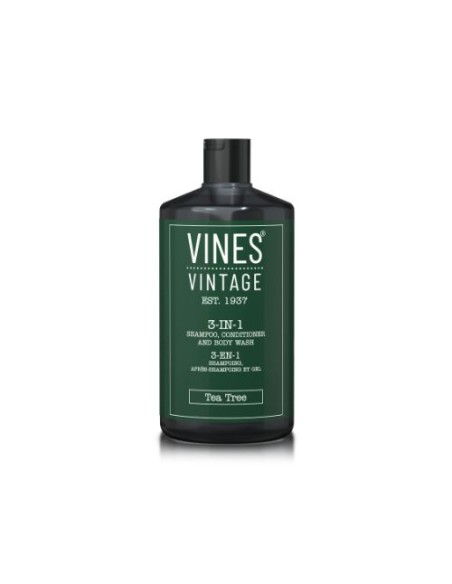 VINES VINTAGE NEW 3-IN-1 SHAMPOO, CONDITIONER & BODY WASH 500ML
