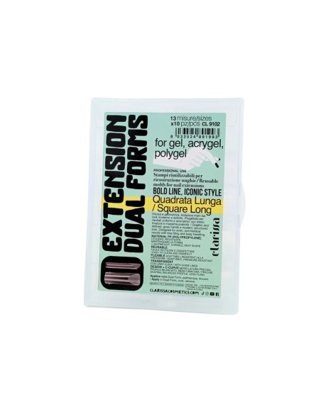 CLARISSA NAIL EXTENSION DUAL FORM LONG MANDORLA 130PZ