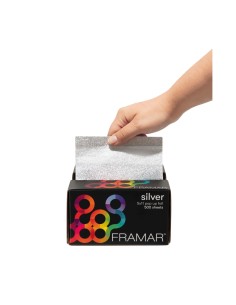 FRAMAR STAGNOLA 500  FOGLI 5X11 SILVER
