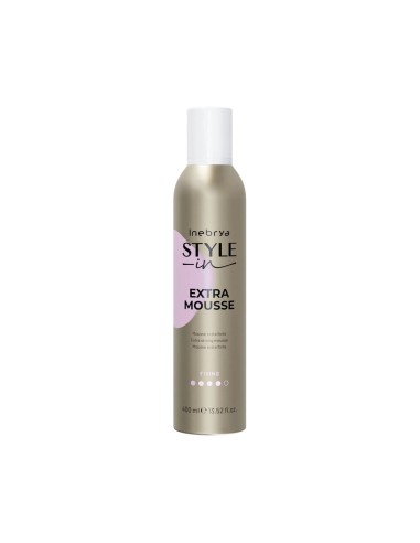 INEBRYA STYLE-IN EXTRA MOUSSE EXTRA FORTE 400ml NEW