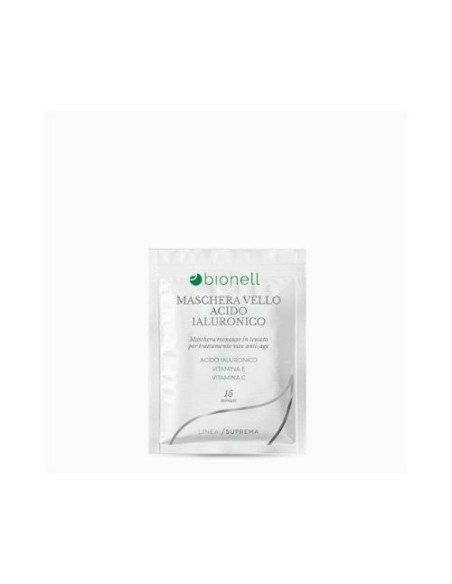 BIONELL SUPREMA MASCHERA VELLO VISO ACIDO IALURONICO MONOUSO