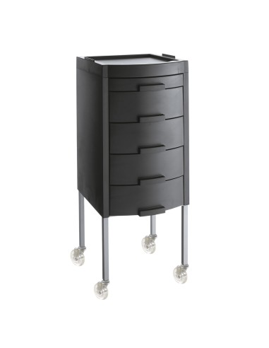 UKI CARRELLO MANHATTAN NERO CON RUOTE SPEEDY