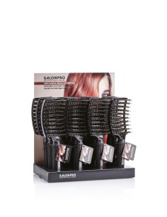 EXPO 12PZ SPAZZOLA VENT PADDLE BRUSH MIX BRISTLES